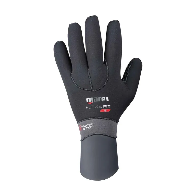 Diving Gloves Flexa Fit 5mm Black-Grey XL Mares 412724XL Zertifiziert