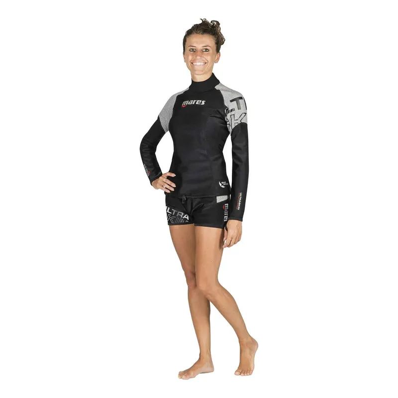 Must-Have Diving Undersuit Ultraskin Long Sleeve Woman Black-Grey XL Mares 412397XL