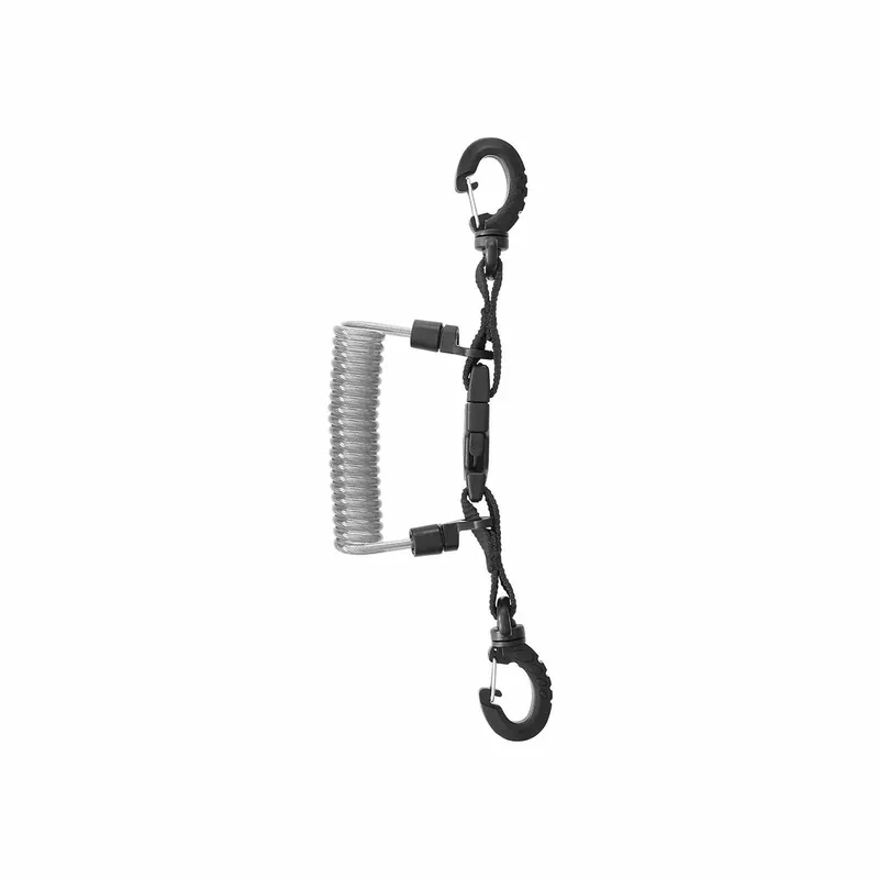 Lanyard Stainless Spiral With Ring Mares 415732 Meistverkauft