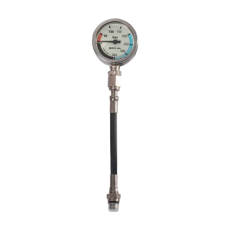 Submersible Pressure Gauge SPG52 Xr Line 15cm Hose Rubber Oxygen Psi Mares 414605PSI Wochenendangebot