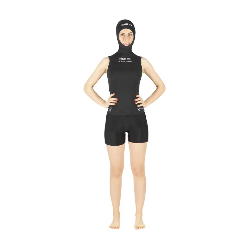Short Wetsuit Flexa Vest Woman 3mm Black Size 3-M Mares 412472S3 Ausverkauf