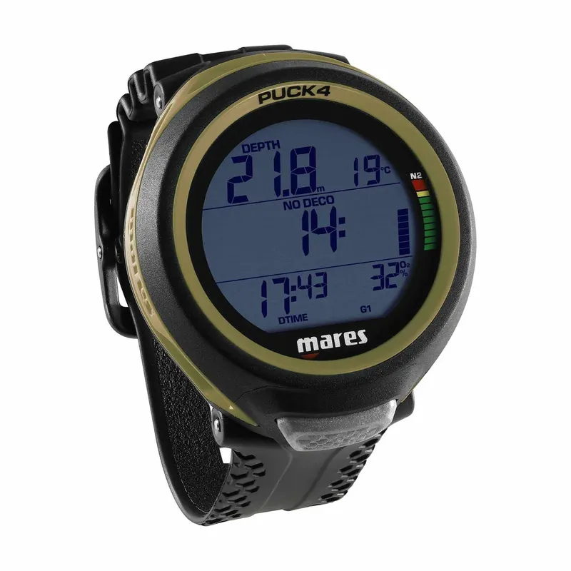 Bestpreis Dive Computer Puck 4 Black-Oilve Mares 414149BKOL
