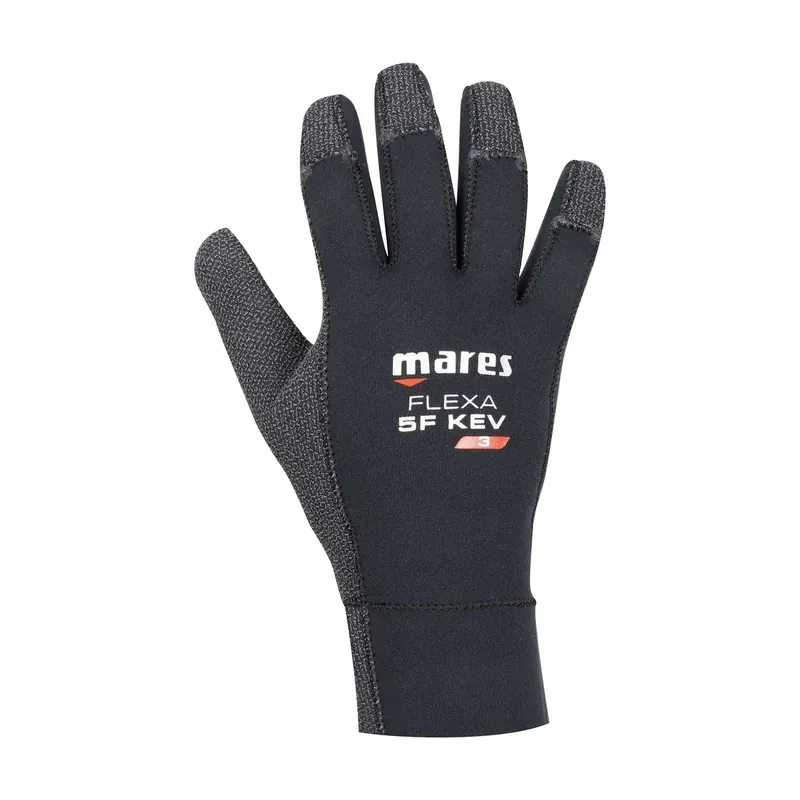 Diving Gloves Flexa 5F 3.0 Kev Black XXL Mares 412735XXL Markenprodukt