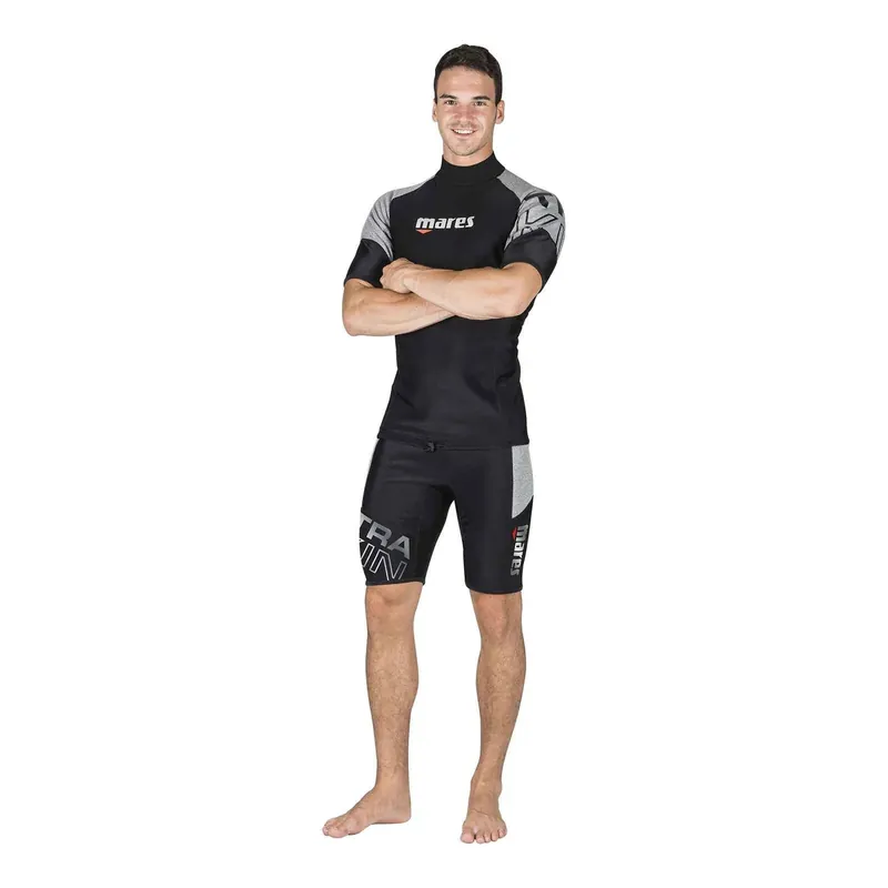 Günstig Diving Undersuit Ultraskin Short Sleeve Man Black-Grey XXL Mares 412393XXL