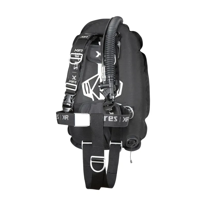Neu Buoyancy System Xr-Rec Trim Single Backmount Set Black Mares 417566BK