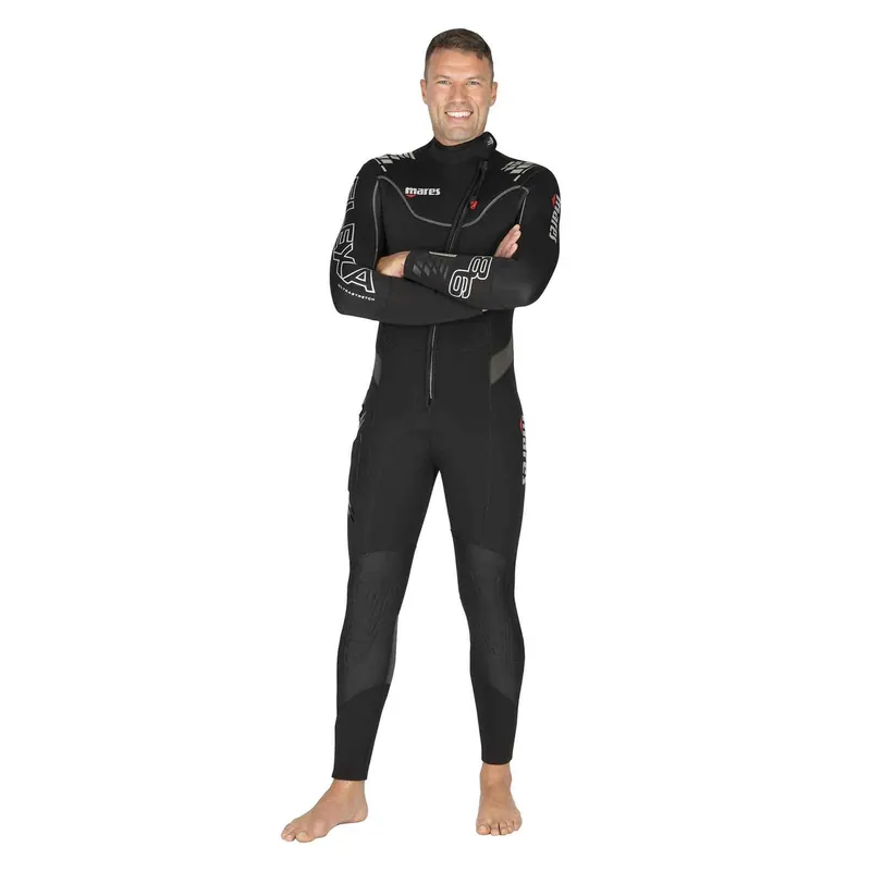 Direkt Vom Hersteller Full Wetsuit Flexa Man 8-6mm Black-Grey M-Long Mares 4124313L