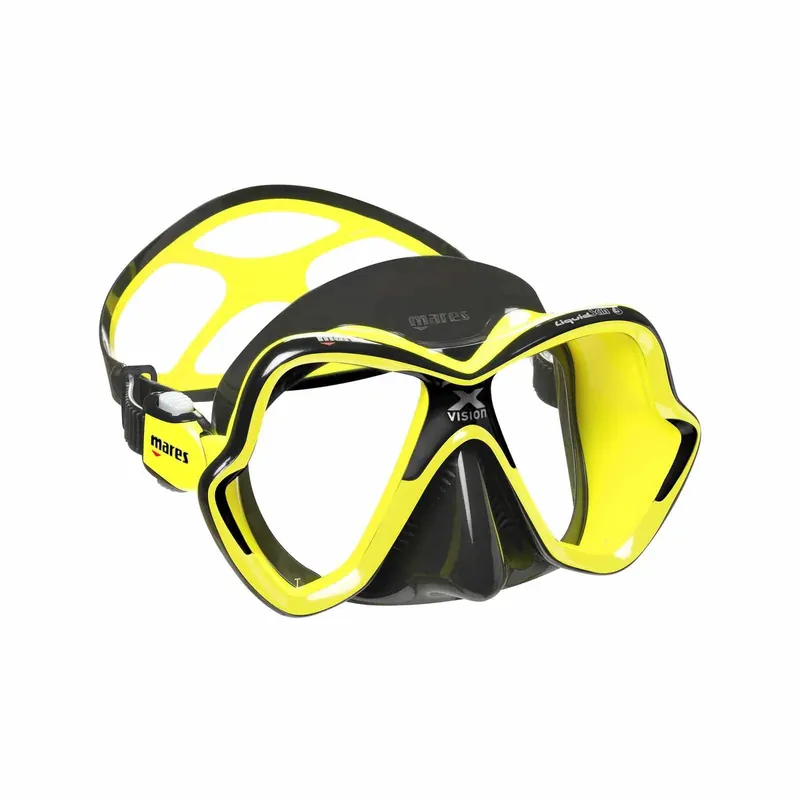 Diving Mask X-Vision Ultra Liquidskin Yellow-Fluo-Black Mares 411052CLYFKYFK Abverkauf
