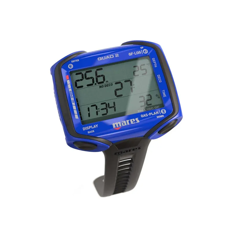 Dive Computer Quad 2 Blue Mares 414152BL Schneller Versand