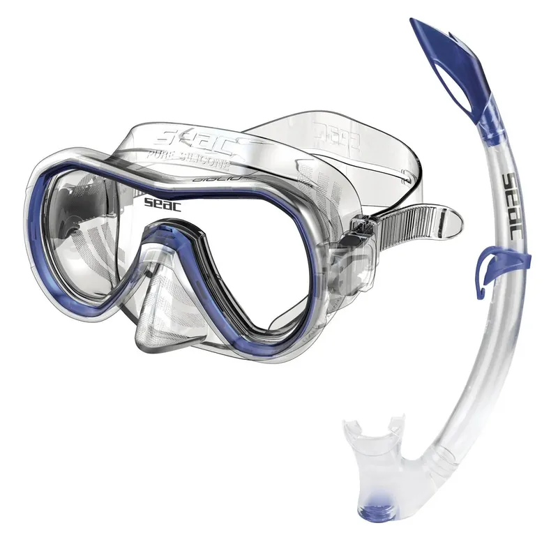 Snorkeling Set Giglio Md Tribe Clear-Blue Seac 89-70B Markenprodukt
