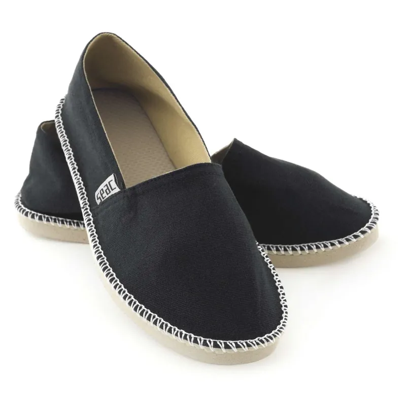 Espadrilles Malaga Black Size 44 Seac 150-15N-44 Sichere Zahlung