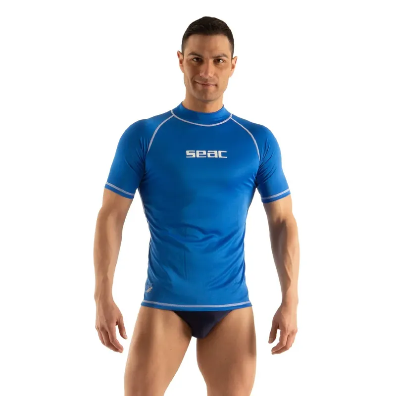 Top-Angebot Rash Guard T-Sun Short Man Blue XL Seac 155-27-XL