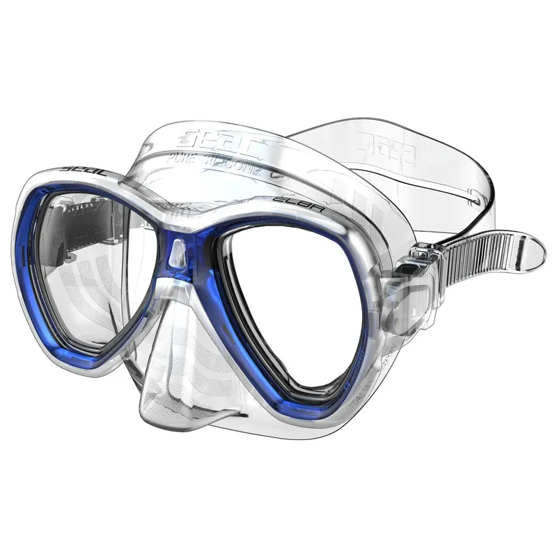 Snorkeling Mask Elba Clear-Blue Seac 75-41B-SKL Ausverkauf