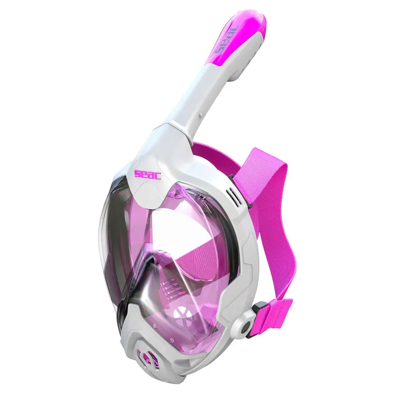 Snorkeling Full Face Mask Magica White-Pink XS-S Seac 170-14WP-SLT Bestseller