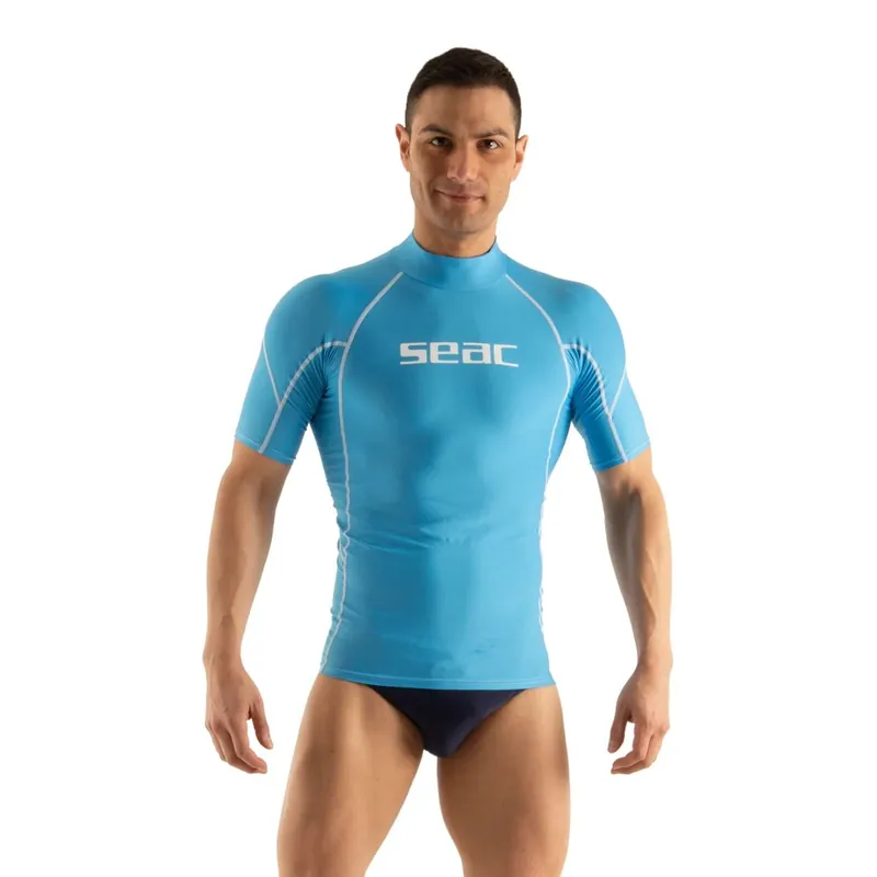 Rash Guard Raa Short Evo Man Light-Blue XL Seac 155-31-XL Aktuell