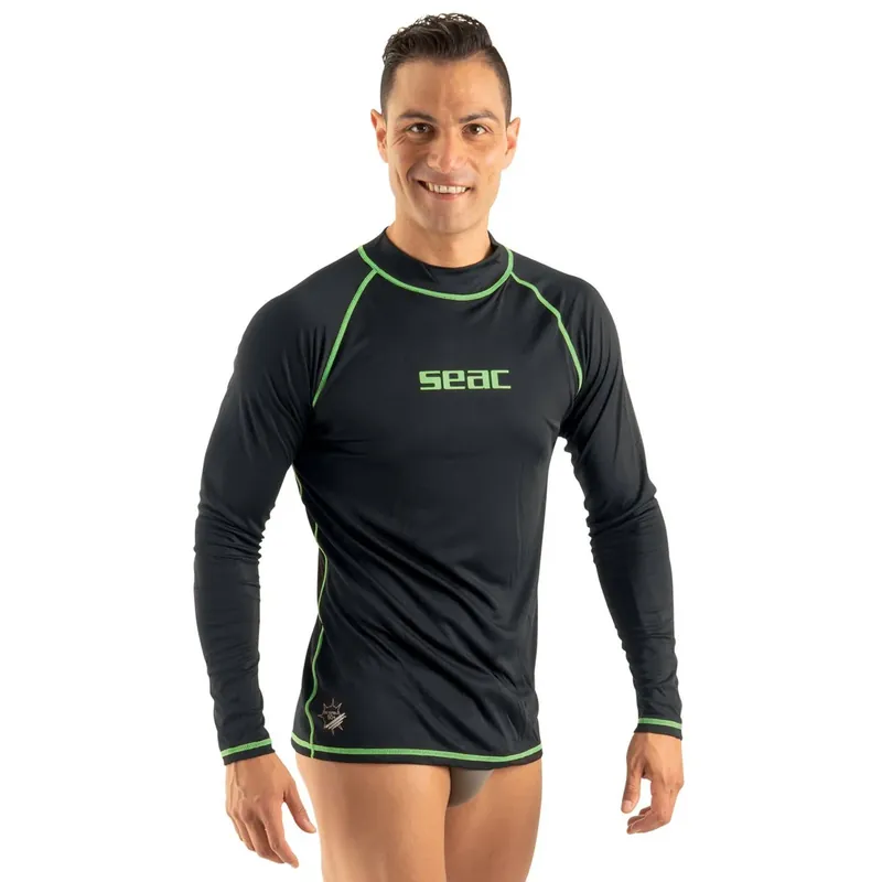 Schneller Versand Rash Guard T-Sun Long Man Black XL Seac 155-9-XL