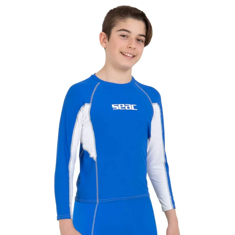 Rash Guard Raa Long Kids Evo Blue 6 Years Seac 155-2-6 Begrenztes Angebot