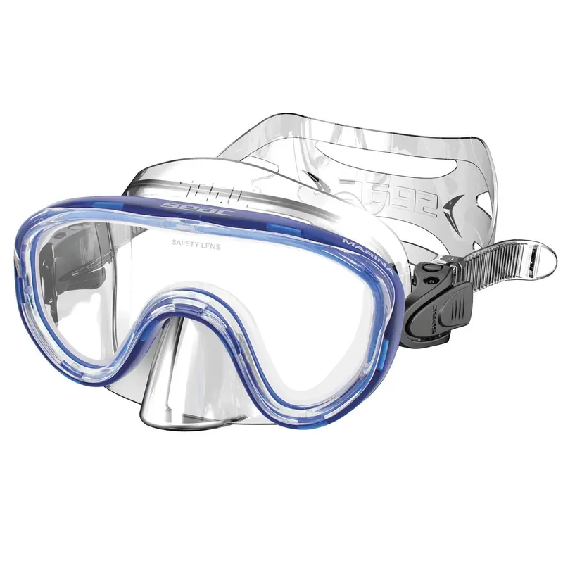 Sonderangebot Snorkeling Mask Marina Kids Slt Clear-Blue Seac 9428B