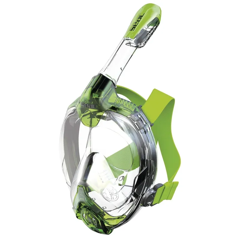 Snorkeling Full Face Mask Libera Green-Lime L-XL Seac 170-5VL-SKL Preis Gesenkt