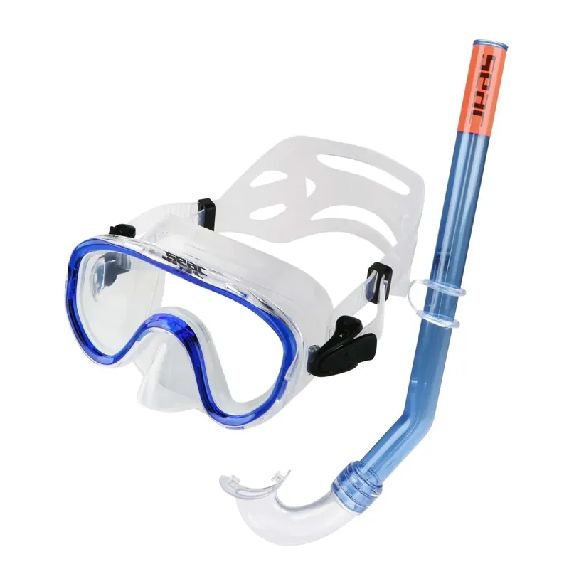 Neu Im Sortiment Snorkeling Set Marina Z Piccolo Clear-Blue Seac 9467B