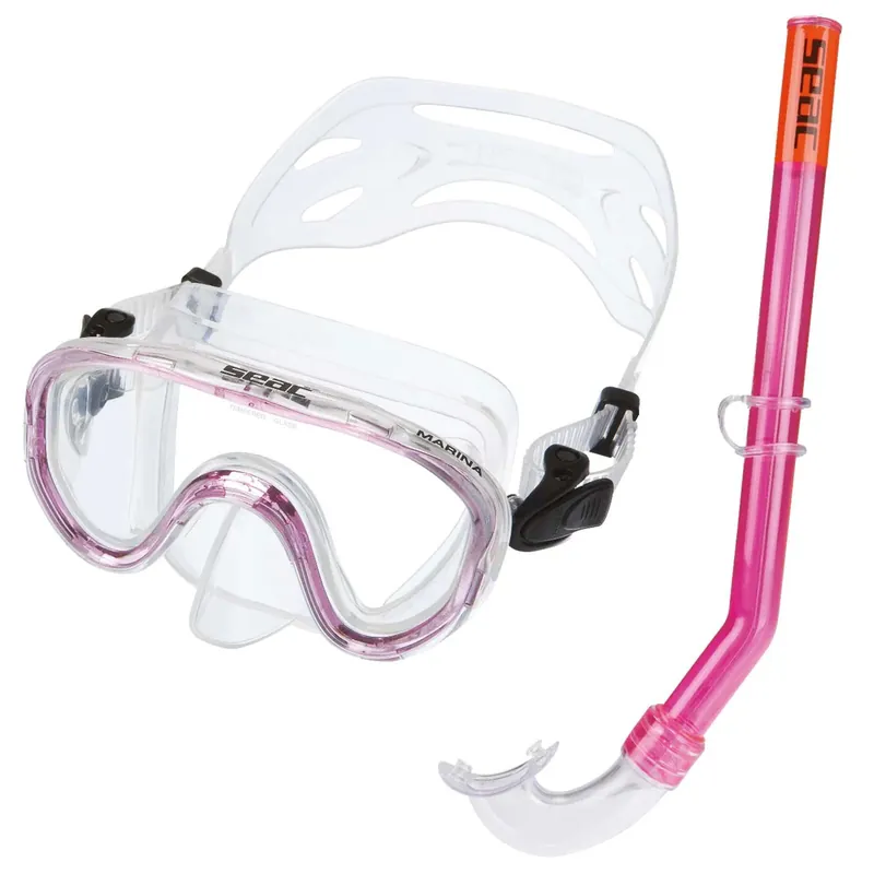 Online Kaufen Snorkeling Set Marina Z Piccolo Clear-Pink Seac 9467P
