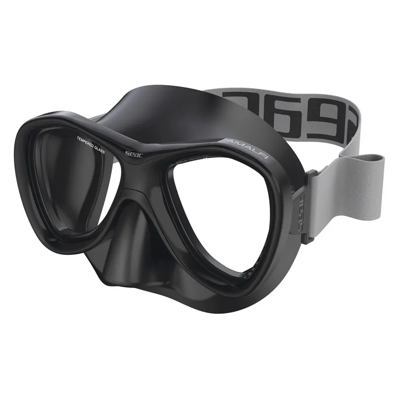 Snorkeling Mask Amalfi Black Seac 75-79N-SBL Jetzt Kaufen