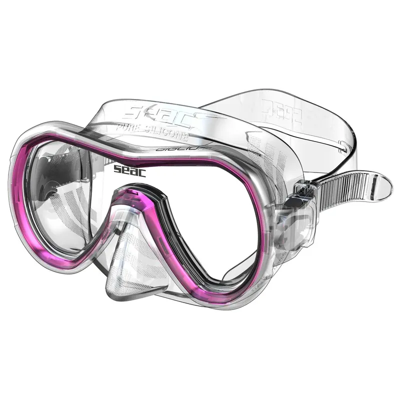 Snorkeling Mask Giglio Md Clear-Pink Seac 75-48P-SKL Günstig