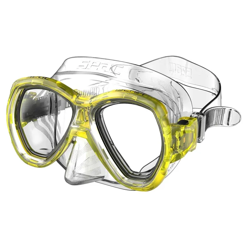 Preiswert Snorkeling Mask Ischia Md Clear-Yellow Seac 75-44Y