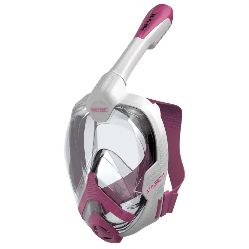 Wochenendangebot Snorkeling Full Face Mask Magica White-Pink S-M Seac 170-10WP-SLT