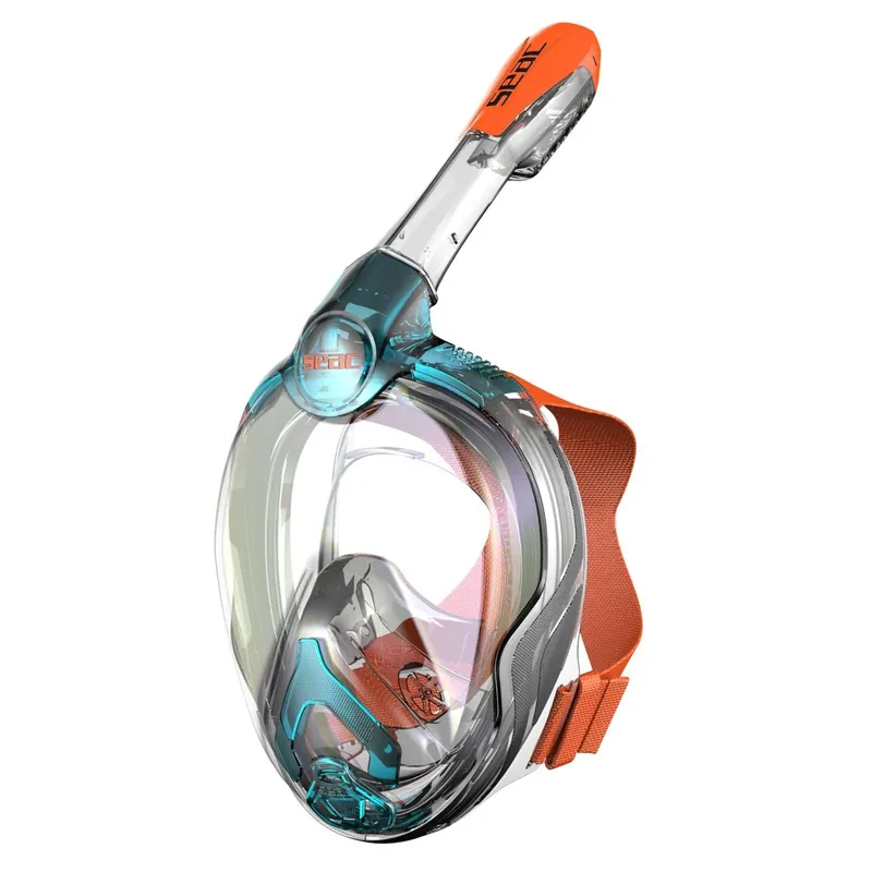 Snorkeling Full Face Mask Magica Black-Aquamarine Kids Seac 170-12AO-SLT Sonderaktion