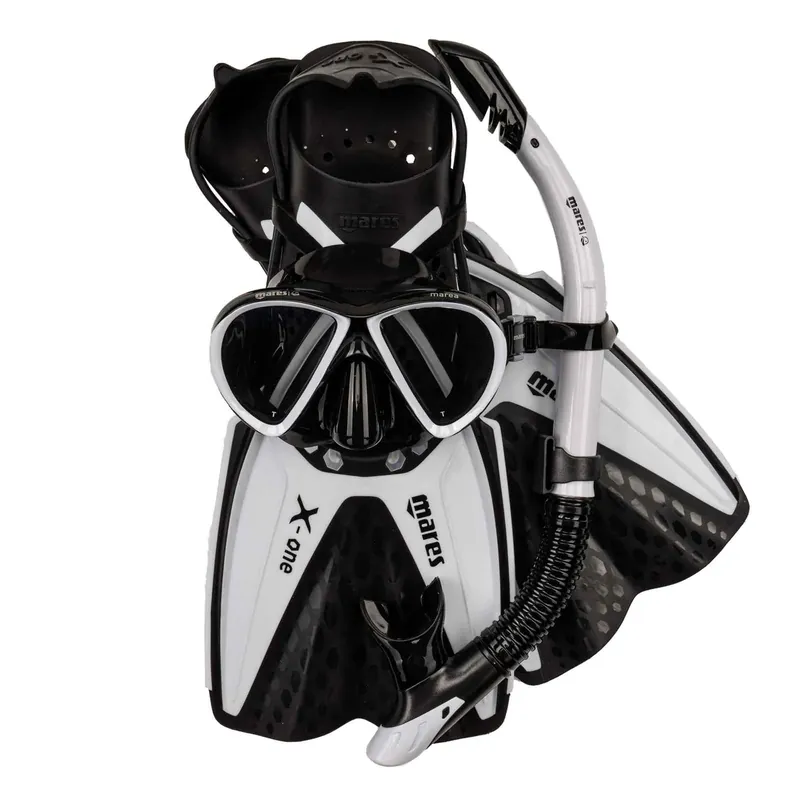 Snorkeling Set X-One Marea White-Black L-XL Mares 410794TBWHKLXL Direkt Vom Hersteller