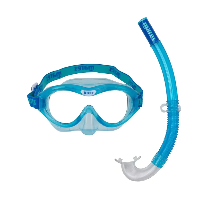 Snorkeling Combo Dilly Kids Blue-Aqua 4-7 Years Mares 411795GUBLAQ Mega-Angebot