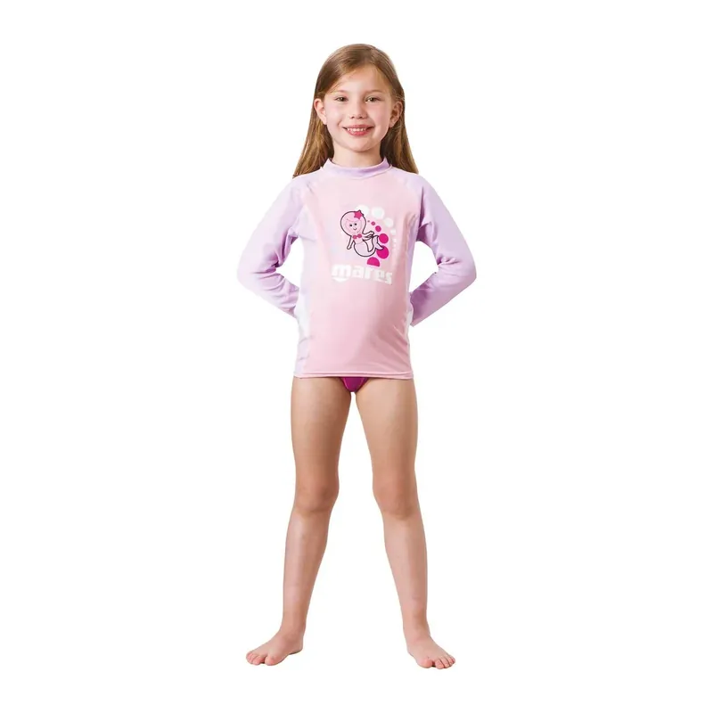 Direktkauf Rash Guard Kids Long Sleeve Pink XL Mares 412544XL