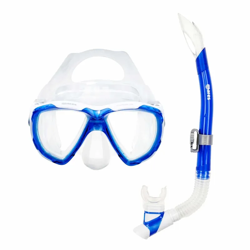 Top-Seller Snorkeling Combo Trygon Kids Blue-White-Clear 8-14 Years Mares 411794BLWCL