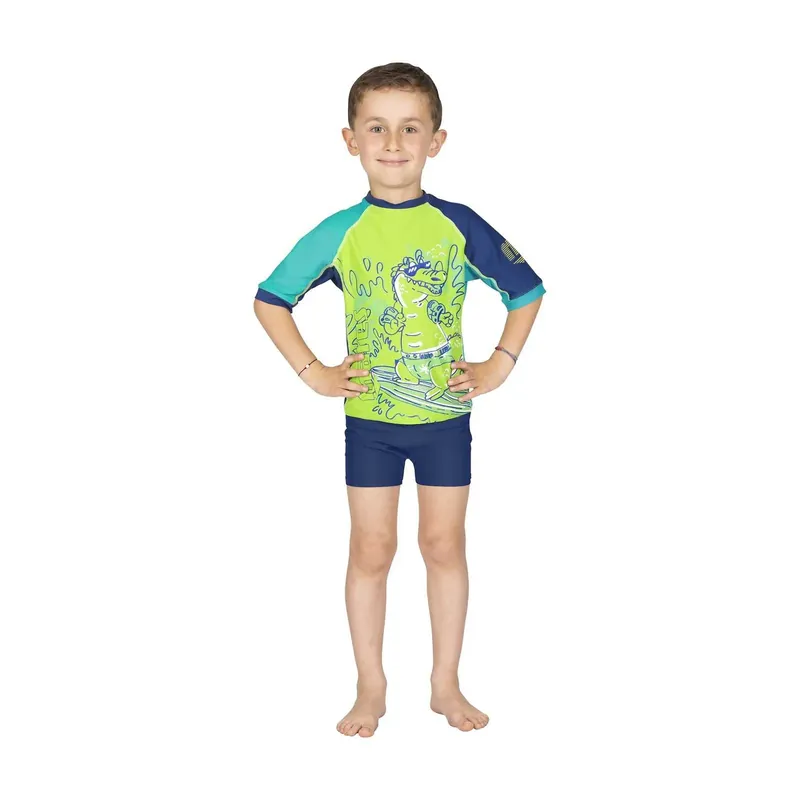 Rashguard Shield Kids LM Blue-Lime XS Mares 412464LMXS Neue Kollektion