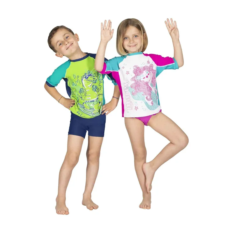Rabatt Rashguard Shield Kids MG White-Pink M Mares 412464MGM