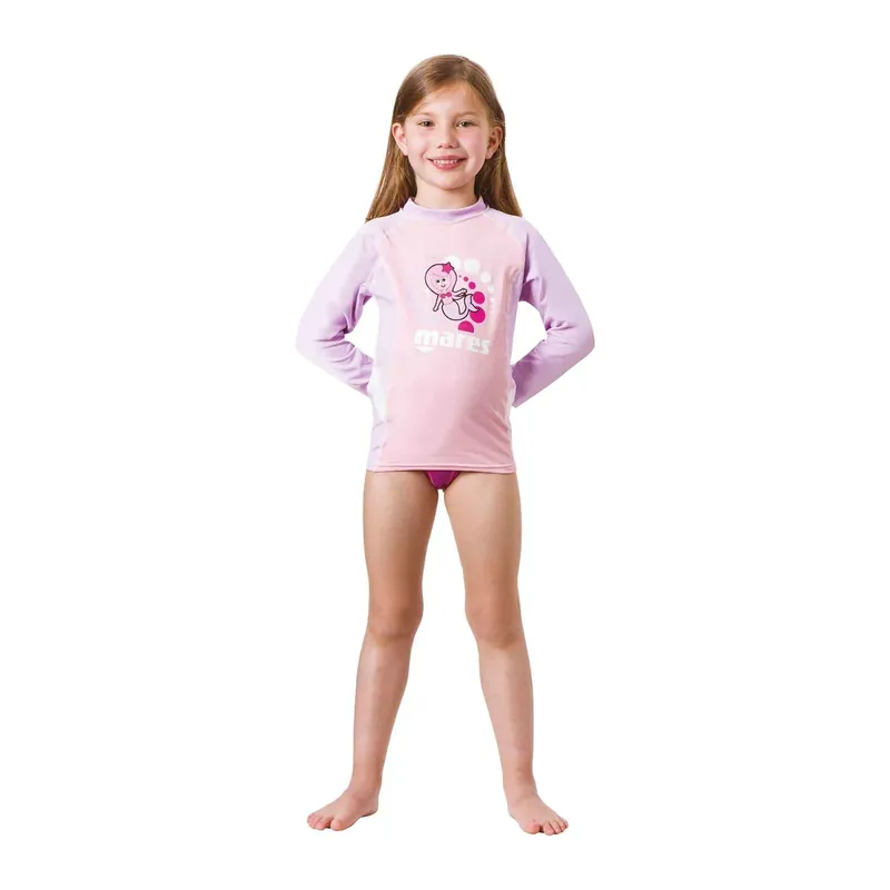 Zertifiziert Rash Guard Kids Long Sleeve Pink XS Mares 412544XS