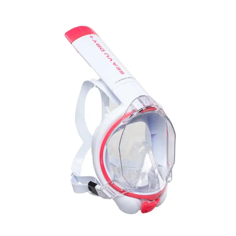 Neue Ware Snorkeling Full Face Mask Sea Vu Dry+ Pink-White SM Mares 411260SMPKWH