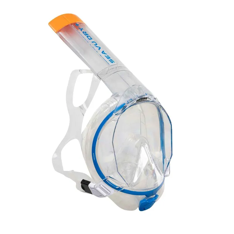 Bestseller Snorkeling Full Face Mask Sea Vu Dry+ Blue-Clear L-XL Mares 411260LXLBLCL