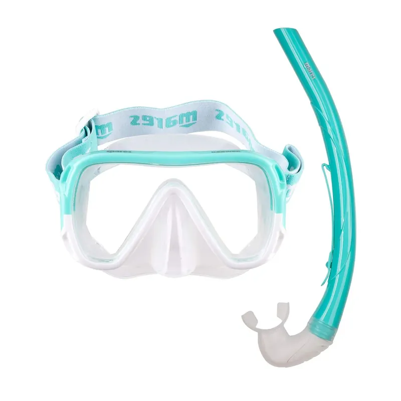 Jetzt Bestellen Snorkeling Combo Keewee Aqua-White-Clear Mares 411810SFMTWCL