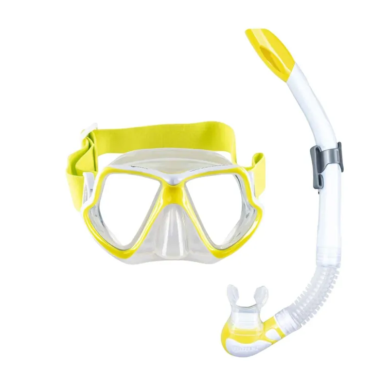 Günstig Snorkeling Combo Wahoo Neon Yellow-White-Clear Mares 411779BBYLWCL