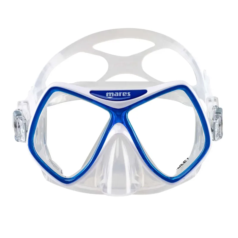 Snorkeling Mask Ridley Blue-White-Clear Mares 411263SCBLWCL Preiswert