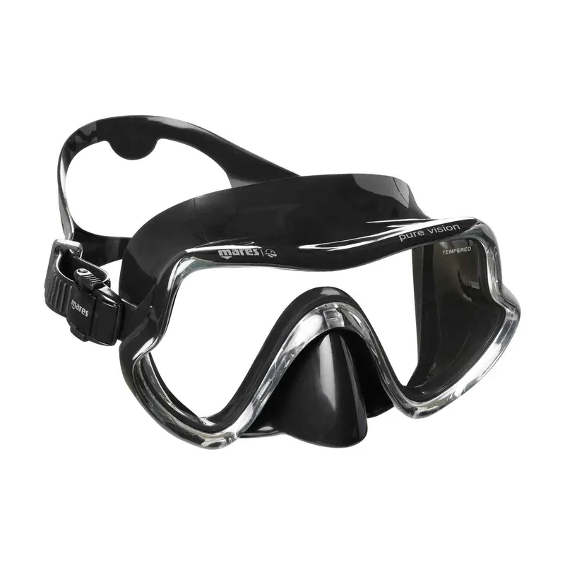 Sichere Zahlung Snorkeling Mask Pure Vision Black Mares 411217SCBKBK