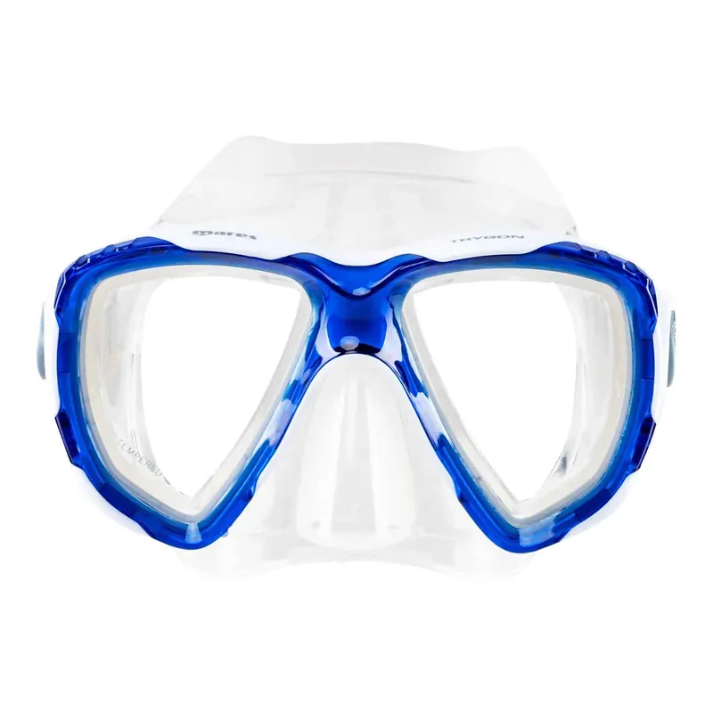 Snorkeling Mask Trygon Blue-White-Clear Mares 411262SCBLWCL Abverkauf