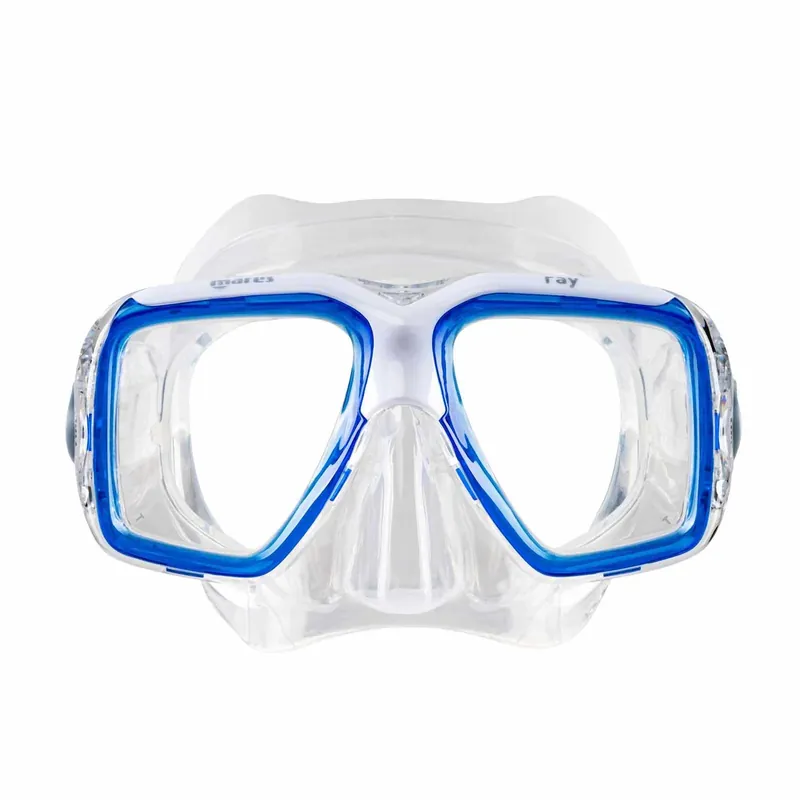 Neuheit Snorkeling Mask Ray Blue-White-Clear Mares 411242SCBLWCL