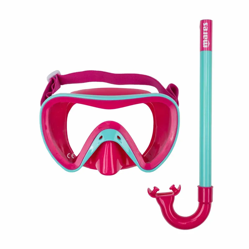 Mega-Angebot Snorkeling Combo Turtle Kids Aqua-Pink Mares 411778AQPK