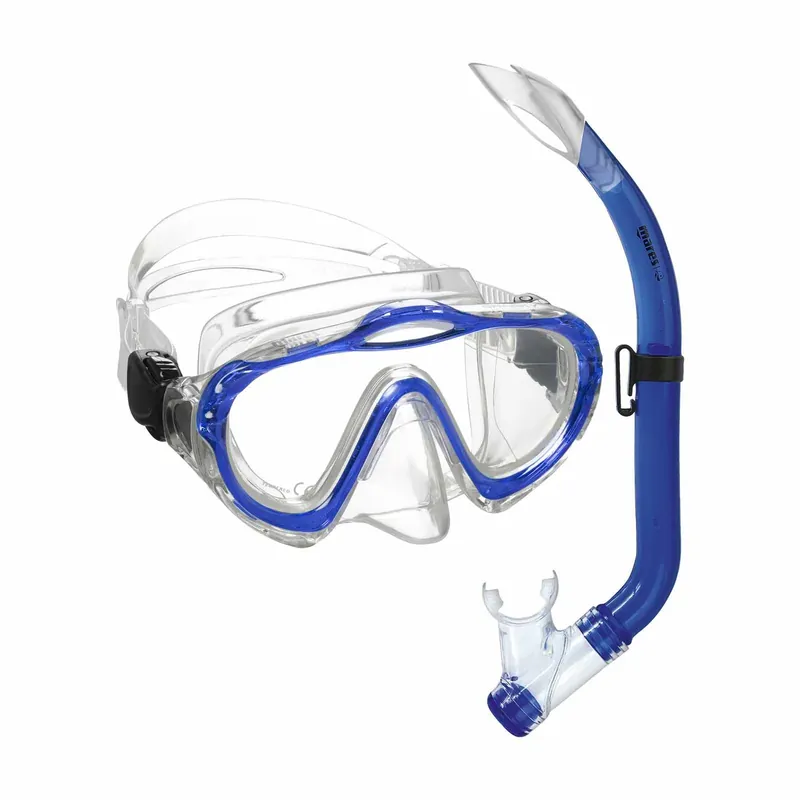 Mega-Angebot Snorkeling Combo Sharky Kids Reflex-Blue-Clear 4-7 Years Mares 411729RBLCL