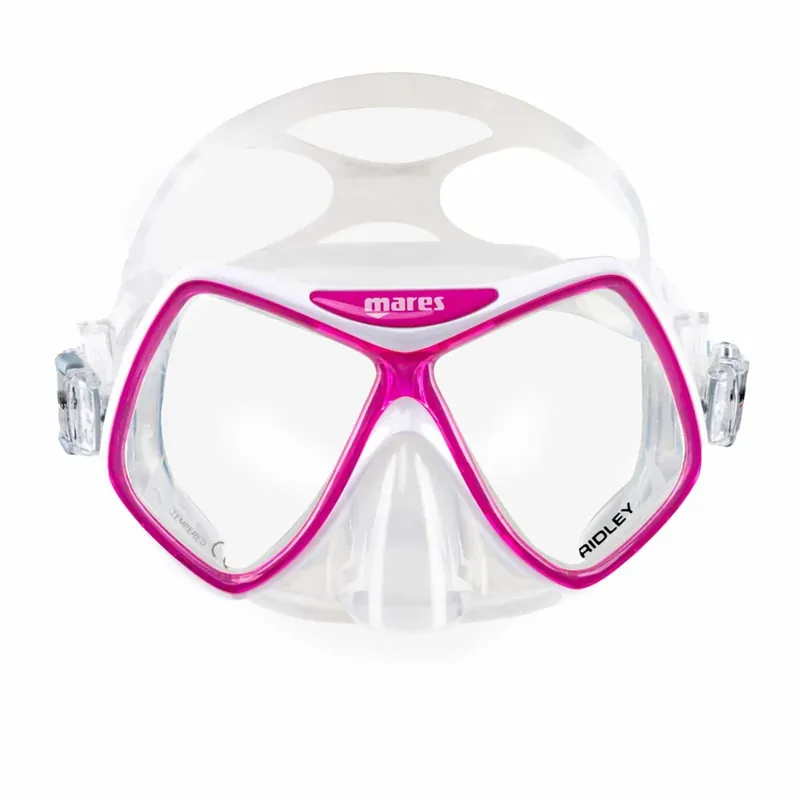 Begrenztes Angebot Snorkeling Mask Ridley Pink-White-Clear Mares 411263PKWCL