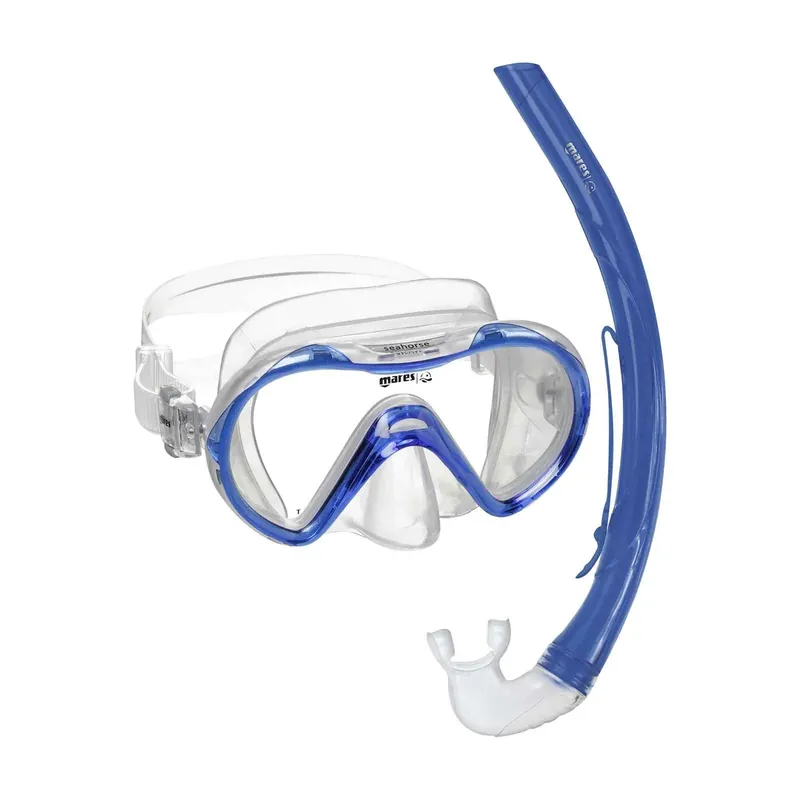 Direkt Vom Hersteller Snorkeling Combo Seahorse Kids Reflex-Blue-Clear 8-14 Years Mares 411749GURBLCL