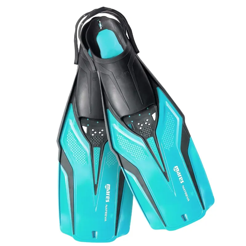 Snorkeling Fins Nateeva Kids Aqua XS-EU 30-34-UK 11,5-2-USA 12,5-3 Mares 410514SPAQXS Top-Seller