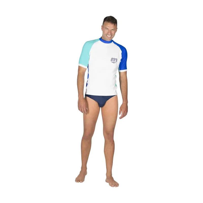 Begrenztes Angebot Rash Guard Shield Man White-Blue S Mares 412461WHS